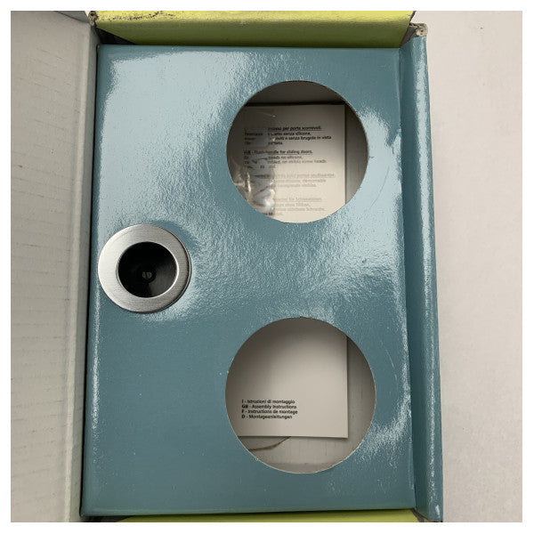 Olivari D129-CO Τετράγωνο χερούλι πόρτας σε σετ ματ χρώμιο