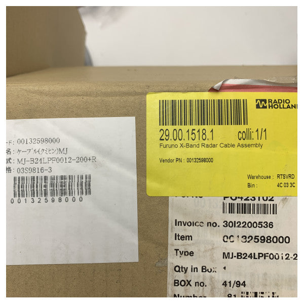 Furuno X-Band Radar Kabelsatz 20M 00132598000 - 03S9816-S 