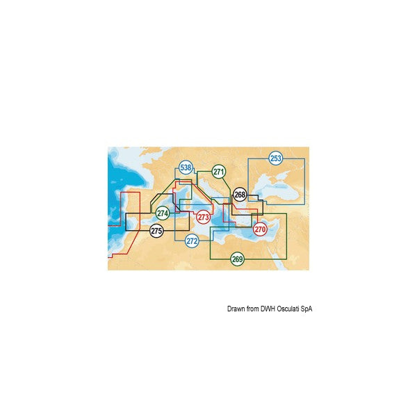 Navionics Platinum Compact Flash XL Marine Navigation Chart ��安全で効率的な海の旅のための高品質の海図。