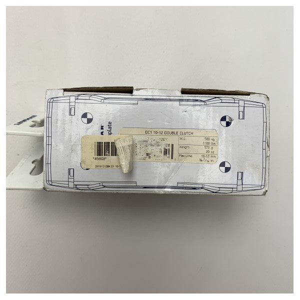 Lewmar 29101212BK D1 10 til 12 mm dobbelt tauclutch
