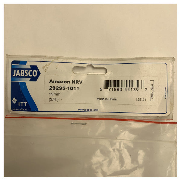 Jabsco 29295-1011 Възвратен клапан Amazon 18 mm