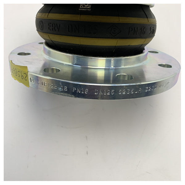 海洋の等級のゴム製伸縮継手 DN125 PN16 -適用範囲が広い及び防蝕管のコネクター