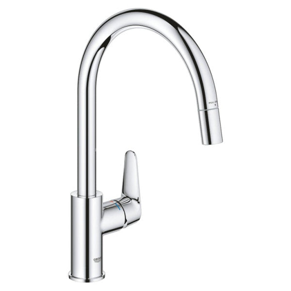 Grohe QuickFix Start Curve μονό μοχλό μίξερ κουζίνας χρώμιο