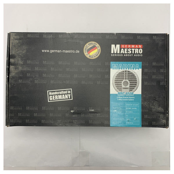 Maestro alemán MRC 6508 Sistema coaxial de 2 vías de 2 vías 165 mm