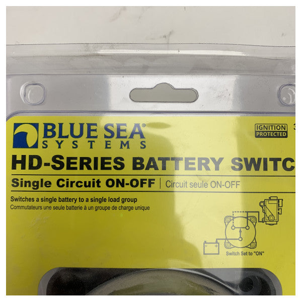 Blue Sea Systems Schalter Batterie HD-Serie Ein/Aus - 3000-BSS