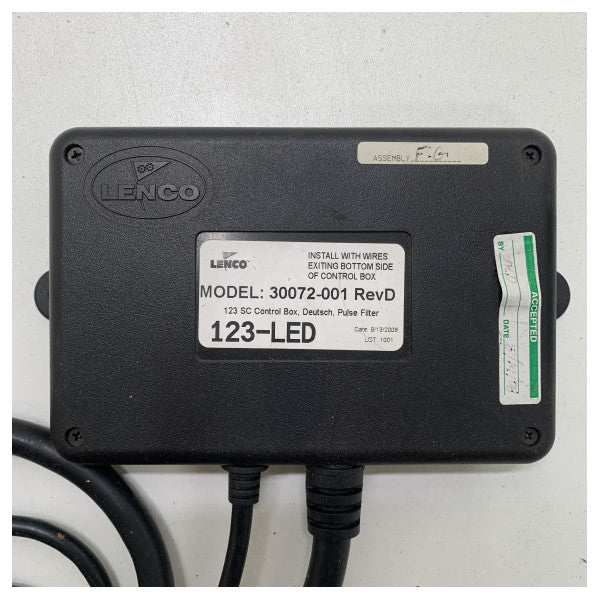Caixa de controlo Lenco para interrutor 123SC-LED 30072-001