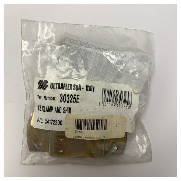 Ultraflex 30325E Abrazadera y calzo para cables marinos - Solución de montaje marítimo duradera y resistente a la corrosión