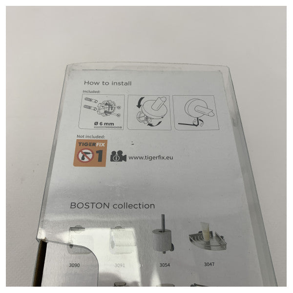 Tiger Borston Stainless Steel Extra Toilet Roll Holder - 3054.3.09.46