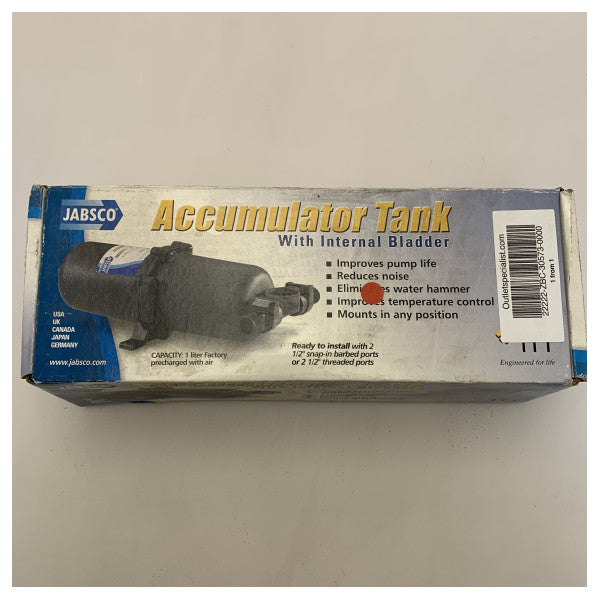 JABSCO -Akkumulator Tank 1L mit Membran - 30573-0000