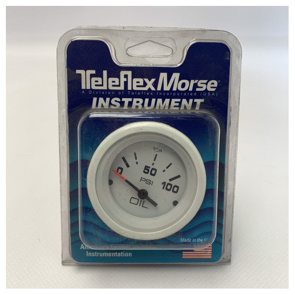 Teleflex Oil Press Display White 0 a 100 PSI - 81181E