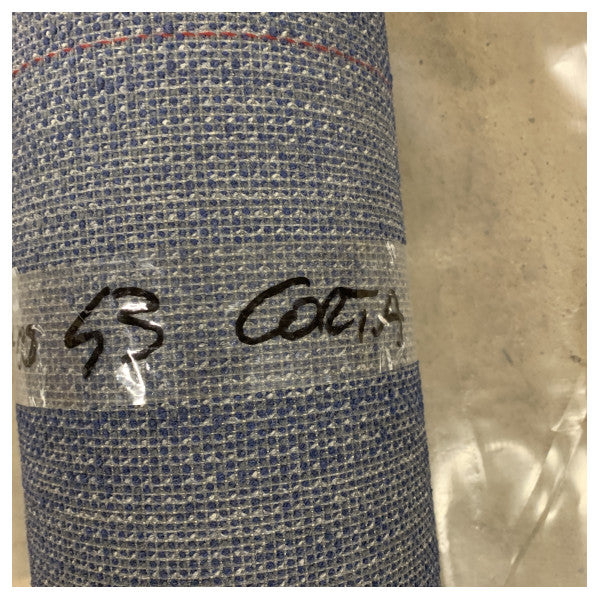 Slidstærkt Enzian Blue Marine Carpet Tisca Tweed 4516 - vejrbestandigt nautisk gulv