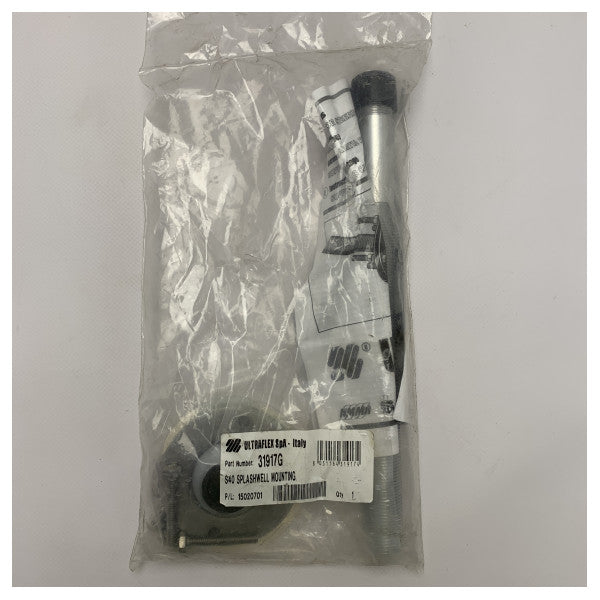 Ultraflex 31917C Marine-Edelstahl-Halterung für Steuerungskomponenten mit komplettem Montagesatz