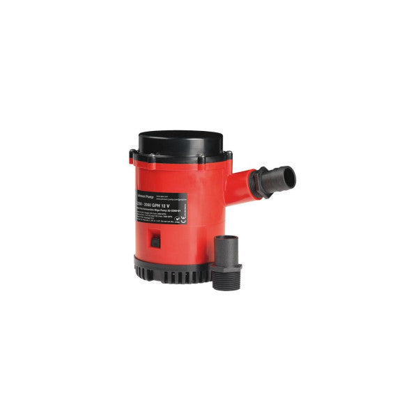 مضخة جونسون L2200 L2200 2200 GPH آسن 12 فولت - 66-32-2200-01