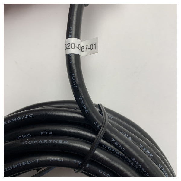 Garmin 20M NMEA морски кабел 320-00387-20 - траен водоустойчив кабел за данни за навигационни системи за лодки