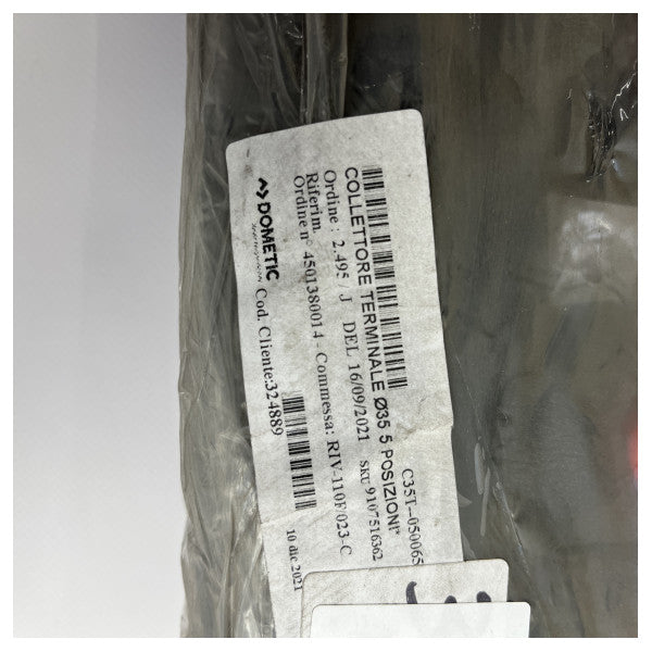 Dometic 5-Anschluss-Kupplung für Wasser- und Rohrsysteme - 9107516362