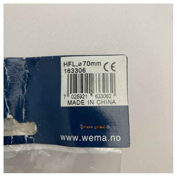 Wema Stainless Steel S3 | S3H Sensor Flange 163306