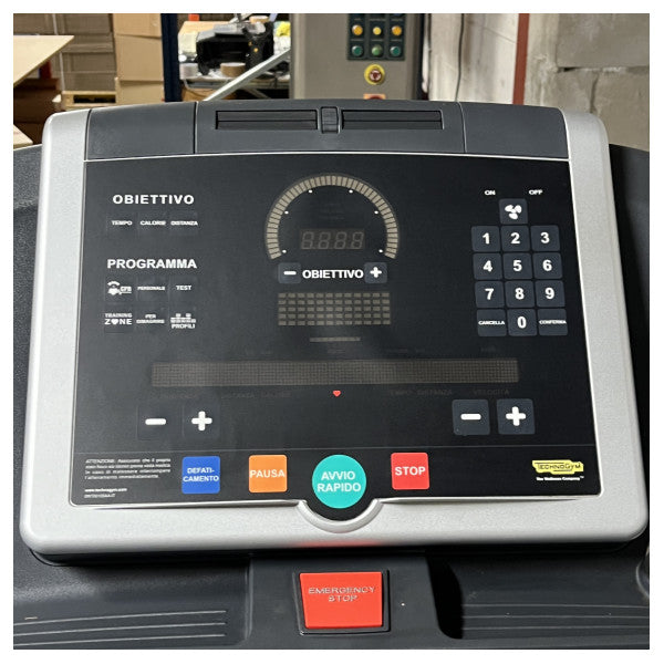 Unused Technogym Run Now 900 treadmill grey LED