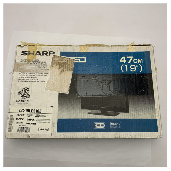 19-calowy telewizor LCD LED Sharp LC-19LE510E