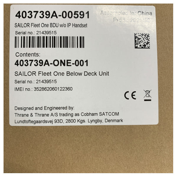 System komunikacji satelitarnej Cobham SAILOR Fleet One dla żeglugi morskiej 