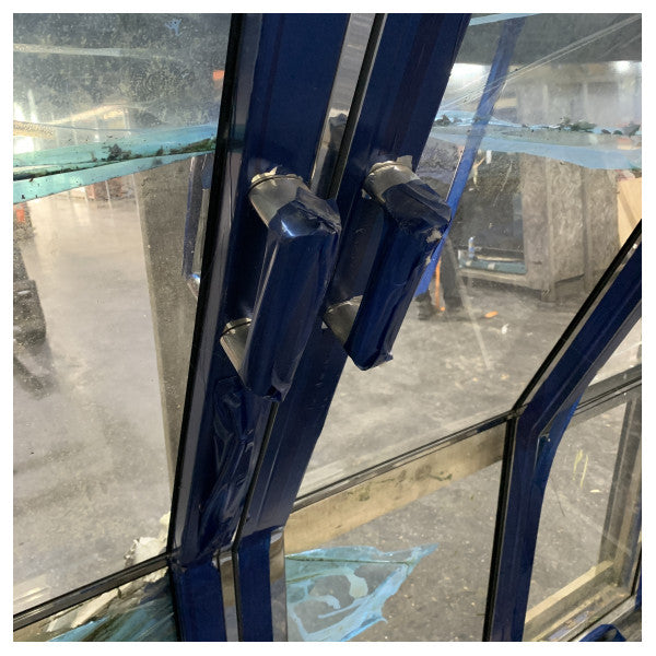 Resnic Fjord stainless steel curved sliding patio door with glass - TBF0559 