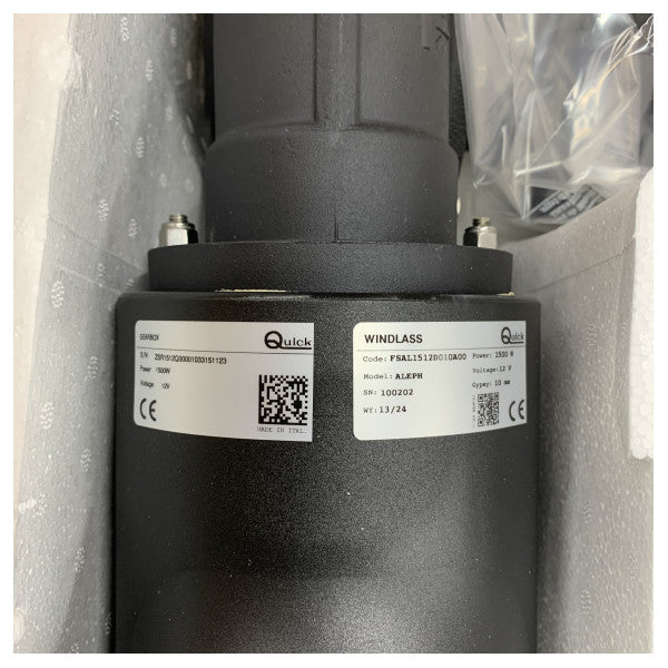 Γρήγορο ALEPH 1500W 12V 10mm ηλεκτρικό άγκιστρο από ανοξείδωτο χάλυβα με καπάκι - FSAL1512D010A 