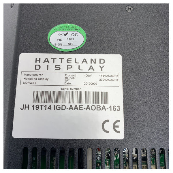 Hatteland JH19T14MMD-DA1 Multifunctional 19 Inch Marine Display