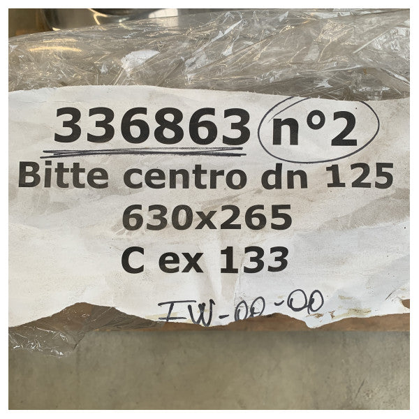 Edelstahl-Marinepoller INOX 316L 630 x 265 mm � Langlebige Anlegeklampe für sicheres Anlegen