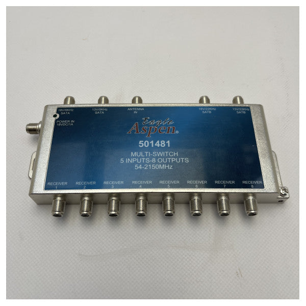 Aspan 501481 5x8 Satelliten-Mutiswitch mit Netzteil