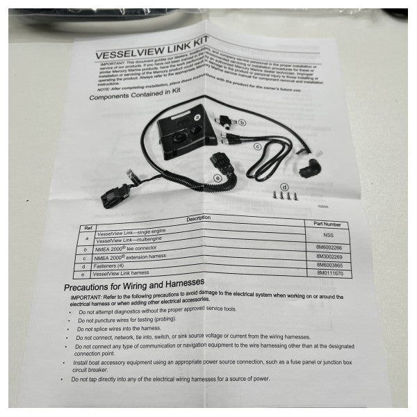 Mercury Mercruisser Dual Engine Vessel View Integration Kit - 8M0110641