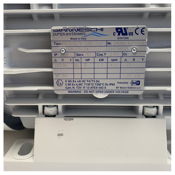 Gianneschi ACB 332/B självansugande flerstegs brunnspump 230V 50HZ 2.2KW