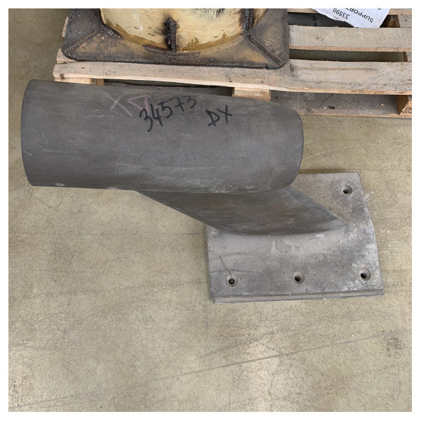 Oś podporowa 90 mm Lewa wahliwa Wytrzymałe metalowe łożysko wału morskiego do ciężkich zastosowań morskich