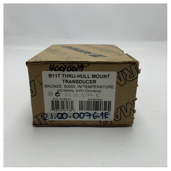 Garmin Airmar Pirinç 0 derece B117 gerçek gövde sensörü - 010-10182-21 