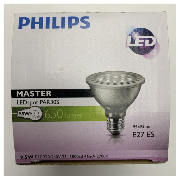 Philips 9.5W LED E27 Spot Lamp για θαλάσσια χρήση σε εσωτερικούς και εξωτερικούς χώρους - Θερμό λευκό φως με δυνατότητα αυξομείωσης της έντασης του φωτισμού