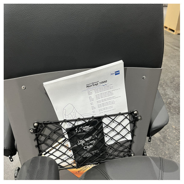 Norsap NS1000 Pilotensitz Schwarz mit fester Sitzunterstützung 