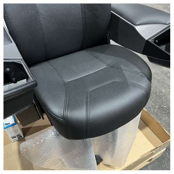 Norsap NS1700 Pilot Seat with Fixed Seat Support Black Leather 
