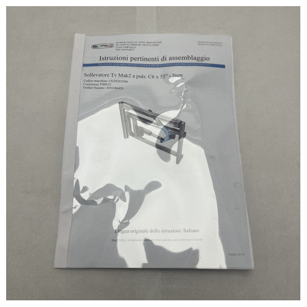 Marine Grade MAK Pulsed TV Lift C6 für 55 Zoll Bildschirme - Langlebige, wetterfeste Marine TV-Halterung