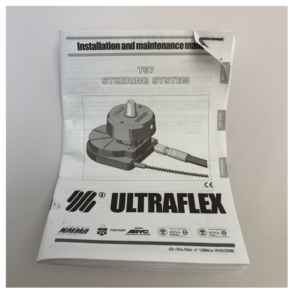 Ultraflex 35809J T67 Manuelles Außenbordermotor -Lenksystem