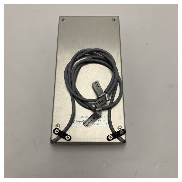 Cantalupi Marine LED Panel 6W Sıcak Beyaz 3000K Paslanmaz Çelik IP40 Tekne İç Aydınlatması için