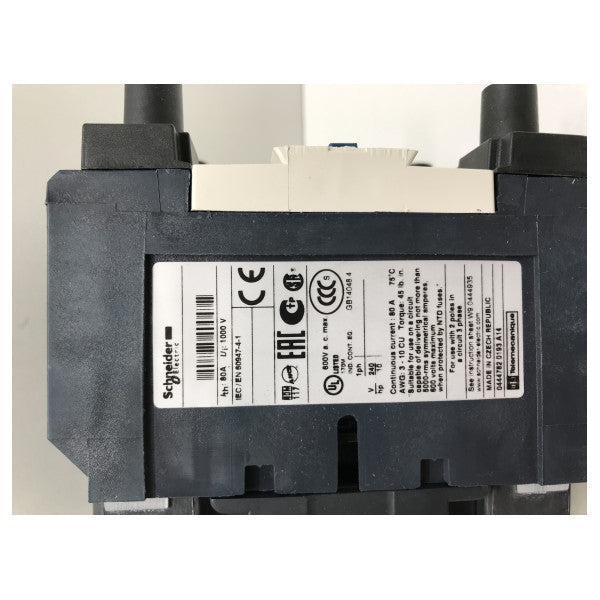 Schneider Electric LC1D65008P7 Marine-Schalter 80A 1000V AC Korrosionsbeständige elektrische Steuerung
