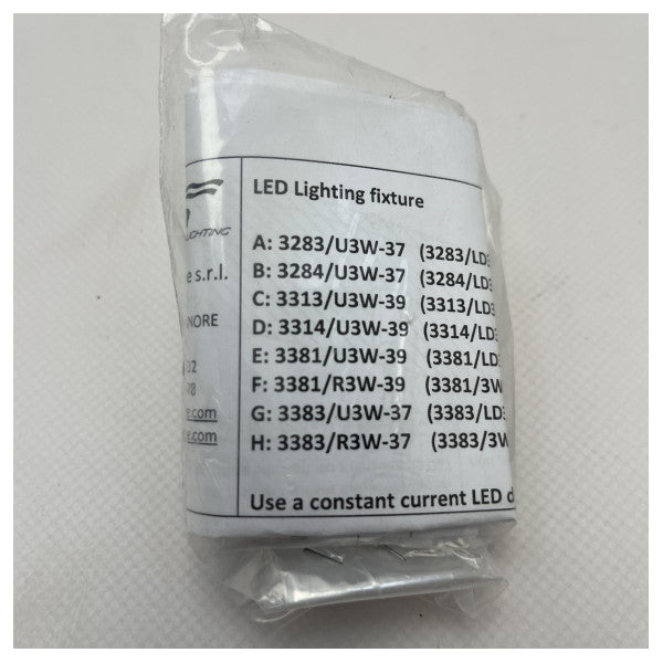 Marine LED-spotlight BCM 3383/LD3W Elio Crom Chrome IP65 vandtæt holdbar bådbelysning