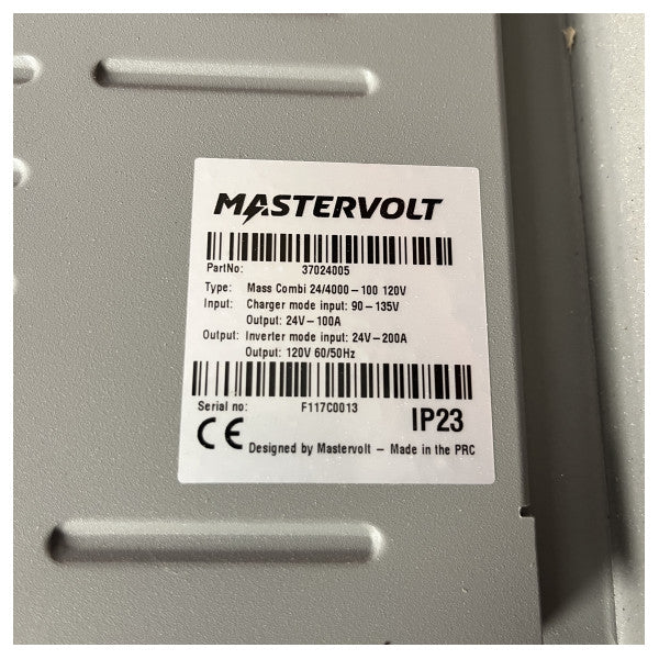 Mastervolt Mass Combi 24V | 4000W | Caricabatterie 100A - Inverter 110V - 37024005