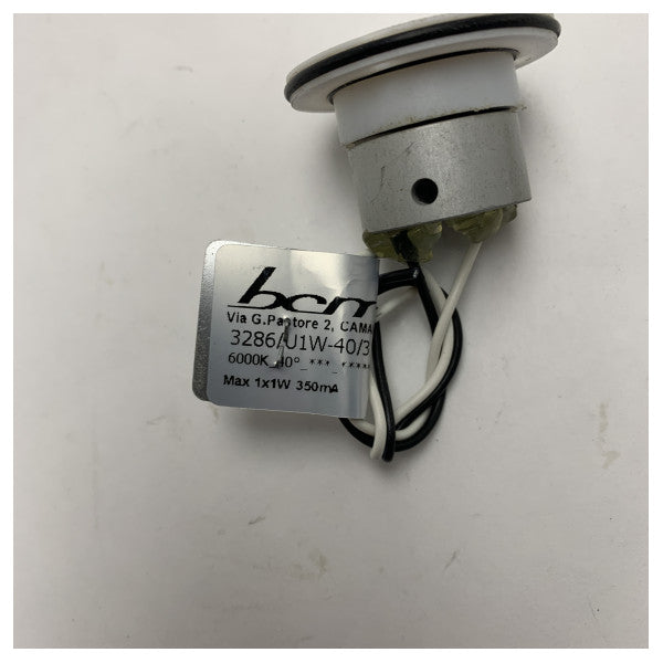 BCM Marine Grade SPOT LED XANTE3286 - kompaktowe 1W 6000K wodoodporne aluminiowe światło LED do łodzi