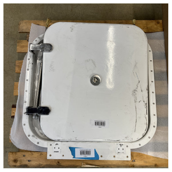 2:a val NEMO vattentät tillträdeslucka i rostfritt stål med lås 490 x 430 LN A30 FD - 379480