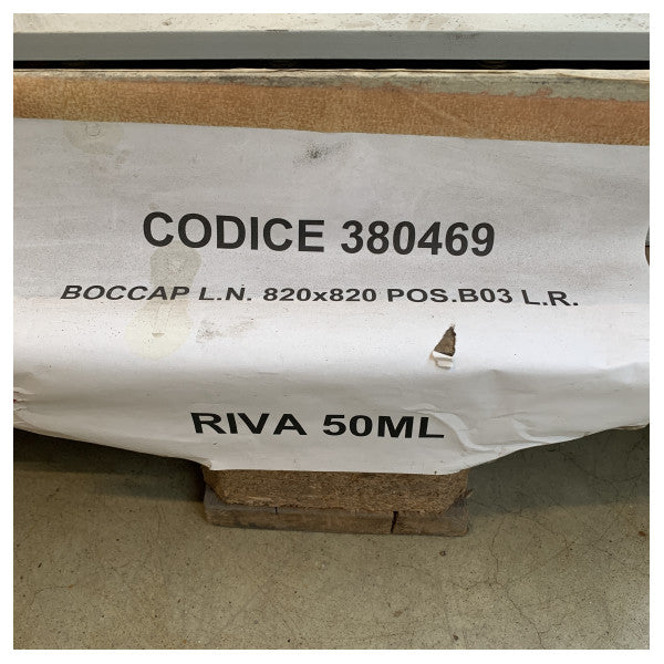 Kraftigt marint luckskydd 820x820mm Korrosionsbeständig vattentät panel av metall för båtar och fartyg