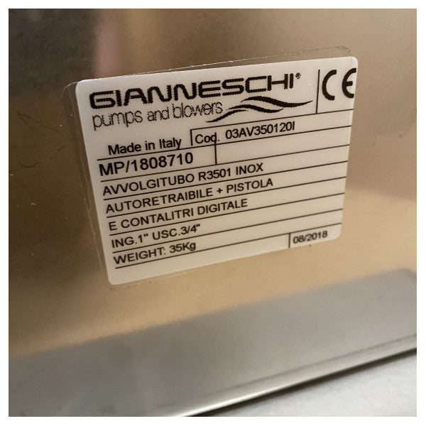 ジャンネスキ ステンレススチールホース（ホースリール付） - 03AV350120I