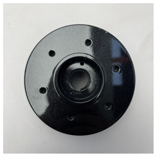 Υψηλής ποιότητας πλήμνη τιμονιού 400mm με ανθεκτική μαύρη επίστρωση και εύκολη εγκατάσταση