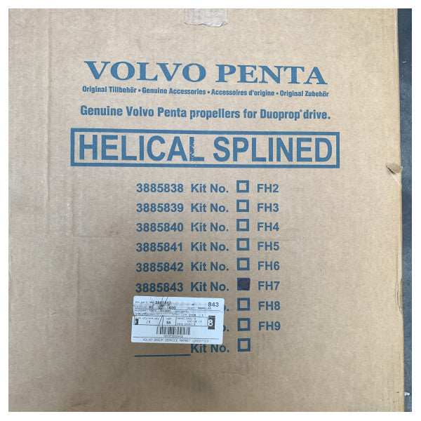 Volvo Penta FH6 Duo -Prop Edelstahlpropeller -Kit - 3885842