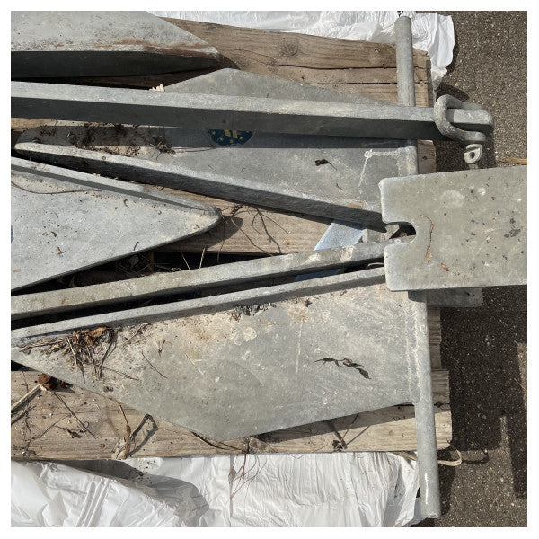 Ancora Danforth zincata Sanguineti 80 KG