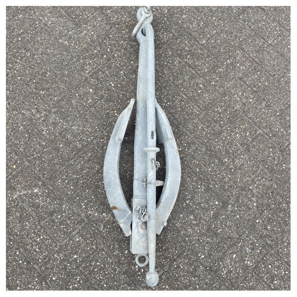 サンギネティ・アドミラルティ・アンカー 35 KG 亜鉛メッキ折りたたみ式