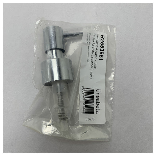 リネアベタマリングレードステンレススチールソープディスペンサー350ミリリットル - 52804.29